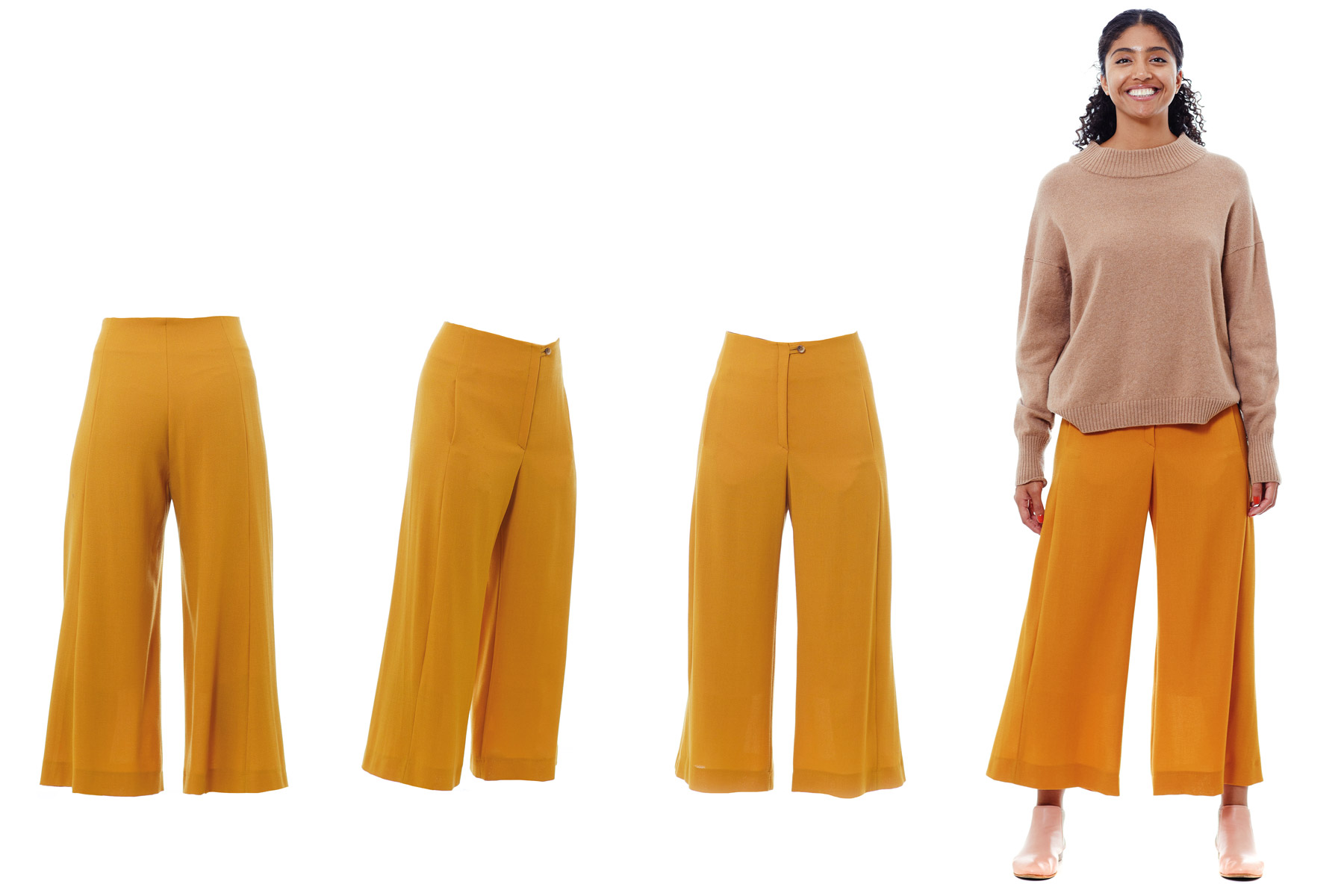Culotte Georgette curry