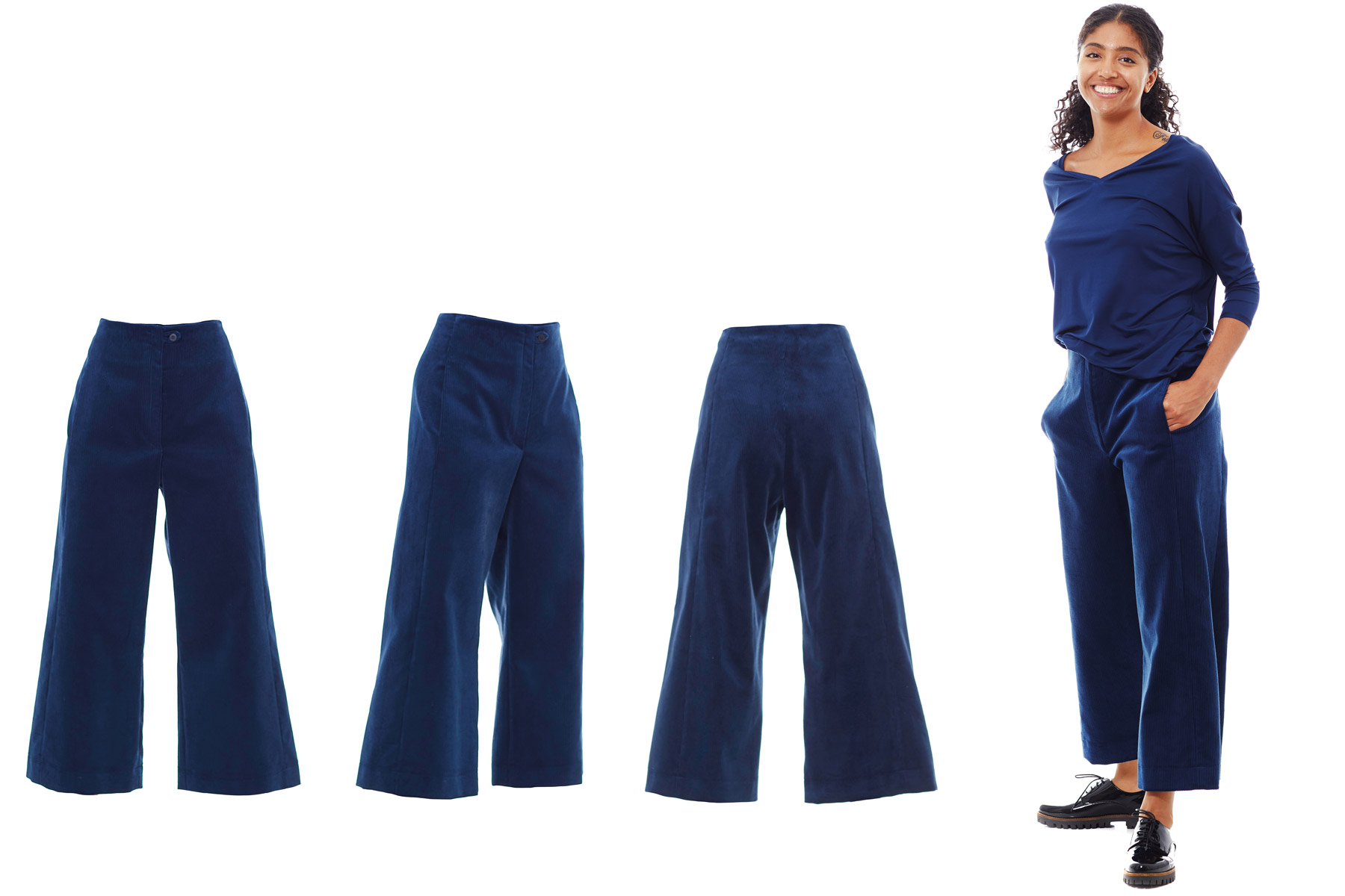 Culotte Yv Cord indigo